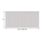 ショッピングナショナル パナソニック Panasonic(松下電工 ナショナル) 風呂ふた(ふろふた フロフタ) 巻きふた RLSX74MF7K1C (RLSX74MF7K1の代替品) 710×1502.5mm (リブ数:45本)