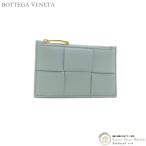 ボッテガ ヴェネタ （BOTTEGA VENETA） マキシイントレ カセット ファスナー付きカードケース コインケース 681010 ニューセージ（新品）