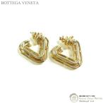 ショッピングボッテガ ボッテガ ヴェネタ （BOTTEGA VENETA） トライアング アウトライン フープ ピアス シルバー Ag925 GP ゴールド（新品）