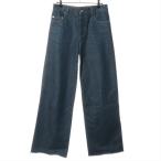ショッピングミュウミュウ ミュウミュウ （MIUMIU） 5ポケット ブルー デニム ジーンズ ボトムス パンツ #24 GWP435（新品同様）中古