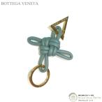 ショッピングボッテガ ボッテガ ヴェネタ （BOTTEGA VENETA） トライアングル キーリング キーホルダー カラビナ 619100 アロエ（新品）