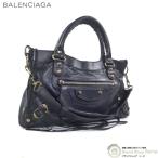 ショッピングバレンシアガ バレンシアガ （BALENCIAGA） ザ・ファースト 2way ハンド ショルダー バッグ 103208 ブラック（中古）