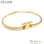 セリーヌ (CELINE) トリオンフ アーティキュレート ブレスレット ゴールドフィニッシュ ブラス 46Z67 ゴールド(中古)