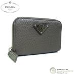 プラダ （PRADA） ヴィッテロダイノ トライアングルロゴ コインケース 2MM003 グレーブラウン メンズ（新品）