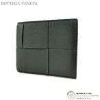 ボッテガ ヴェネタ （BOTTEGA VENETA） カセット コンパクト 二つ折り 財布 札入れ 743004 インクウェル メンズ（未使用品）中古