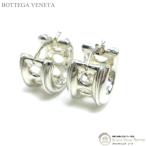 ボッテガ ヴェネタ (BOTTEGA VENETA) フープ ピアス Ag925 シルバー 両耳用(新品)