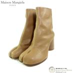 メゾン マルジェラ （Maison Margiela） Tabi タビ 足袋 ショートブーツ ナッパレザー S58WU0260 ベージュ #36 1/2（新品）