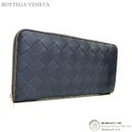 ボッテガ ヴェネタ (BOTTEGA VENETA) イントレ ジップアラウンドウォレット ラウンドファスナー 長財布 749427 スペース メンズ(未使用品)中古