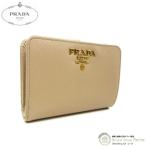 プラダ (PRADA) サフィアーノ メタル コンパクト 二つ折り 財布 1ML018 CAMMEO アウトレット品(未使用品)中古
