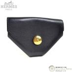 エルメス (HERMES) ル・ヴァンキャトル ボックスカーフ ブラック □C刻 コインケース 小銭入れ GO金具(中古)