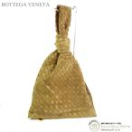 ボッテガ ヴェネタ (BOTTEGA VENETA) Twist ツイスト スエード クラッチ ハンド バッグ 607964 ベージュ系(中古)