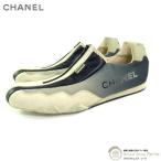 シャネル （CHANEL） スニーカー ジップアップ×レースアップ A21644 靴 ＃40 ベージュ系 メンズ（中古）