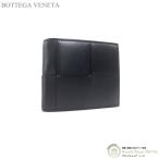 ボッテガ ヴェネタ (BOTTEGA VENETA) マキシイントレ カセット コインパース付き コンパクト 二つ折り 財布 649605 ブラック(新品)