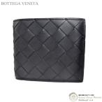 ボッテガ ヴェネタ (BOTTEGA VENETA) イントレ コインパース付き ウォレット 二つ折り 財布 749412 ブラック(中古)