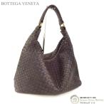 ボッテガ ヴェネタ (BOTTEGA VENETA) イントレチャート ホーボー ミディアム ワンショルダー バッグ 181347 ブラウン(中古)