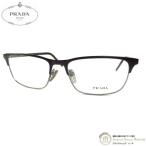 プラダ （PRADA） メタルフレーム ロゴ メガネ VPR66Y ブラウン×べっ甲柄（新品同様）中古