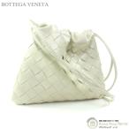 ボッテガ ヴェネタ （BOTTEGA VENETA） ダストバッグ スモール ハンド バッグ 816987 ホワイト（新品）