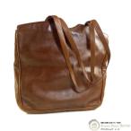 ジョルジオアルマーニ （Giorgio Armani） レザー トート 肩掛け ショルダー バッグ メンズ ブラウン（中古）