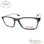 ショッピングプラダ プラダ （PRADA） プラダスポーツ リネア・ロッサ メガネフレーム 眼鏡 VPS01L ブラック×グレー アイウェア（中古）