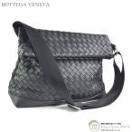 ショッピングボッテガヴェネタ ボッテガ ヴェネタ （BOTTEGA VENETA） イントレチャート ショルダー クロスボディ クラッチ バッグ ブラック メンズ（中古）