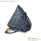 ボッテガ ヴェネタ （BOTTEGA VENETA） イントレチャート トライアングル ポーチ ネイビー（新品）