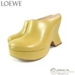 ショッピングロエベ ロエベ （LOEWE） テラ ウェッジ 110 クロッグ ミディアム サンダル ＃37 ベージュ L814V29X01（中古）