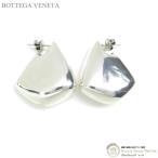 ボッテガ ヴェネタ （BOTTEGA VENETA） スモール フィン ピアス シルバー Ag925 両耳用（中古）