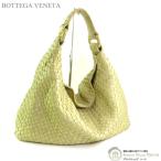 ボッテガ ヴェネタ （BOTTEGA VENETA） イントレチャート ホーボー ワンショルダー バッグ 172918 ベージュ系（中古）