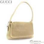 グッチ （GUCCI） パンチングレザー GGキャンバス ポーチ付き ワンショルダー バッグ 肩掛け 90646 ベージュ（中古）