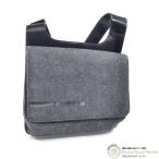 プラダ （PRADA） プラダスポーツ ウール フェルト×レザー クロスボディ ショルダー バッグ B9342 アンスラサイトグレー（中古）