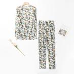 シルク100％シルクルームウエア婦人シルクニットパジャマ上下セット