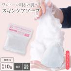 送料無料 洗顔 せっけん 洗顔石鹸  霊芝・北冬虫夏草スキンケアソープ お試し10g 泡立てネット付