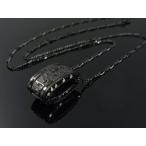 KENBLOOD ケンブラッドダイヤモンド＆CZオーバルペンダント ネックレス ブラック【KP-300】【SilentMajority】【メンズ レディース・ユニセックスモデル】