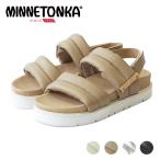 ショッピングミネトンカ Minnetonka ミネトンカ 正規品 25M02 プラットフォームパフィストラップサンダル