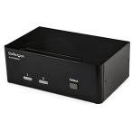 StarTech.com 2¥Ý¡¼¥ÈDisplayPort¥Ç¥å¥¢¥ë¥â¥Ë¥¿¡¼ÂбþKVM¥¹¥¤¥Ã¥Á 4K/60HzÂбþ SV231DPDDUA2