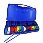 Seika 鉄琴 カラフル 25音 ミュージカル教材 2マレット付き オルフ楽器 (blue)