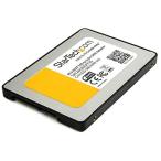 StarTech.com M.2 SSD ‐ 2.5インチSATA 3.0 変換アダプタ アルミ保護ケース付属 9.5mm高さ対応NGFFソリッドステ