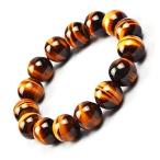Yahoo! Yahoo!ショッピング(ヤフー ショッピング)（虎目石） humushi タイガーアイ パワーストーン 金運 仕事運 全体運 運気UP 気品と格調高い 本物 天然石 ブレスレット エネルギー 水晶