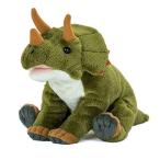 Yahoo! Yahoo!ショッピング(ヤフー ショッピング)カロラータ トリケラトプス おすわり ぬいぐるみ （ 長さ26 × 幅17 × 高さ14 / 検針2度済み ） 恐竜 おもちゃ 男の子 クリスマス プ