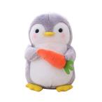Yahoo! Yahoo!ショッピング(ヤフー ショッピング)ledmomo ペンギン ぬいぐるみ 人参抱く かわいい リアル 子供 女の子 おもちゃ 25cm