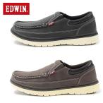 EDWIN エドウィン EDW-7351 スリッポン スニーカー 靴 シューズ カジュアルシューズ 幅広 軽量 防滑 無地 シンプル おしゃれ メンズシューズ