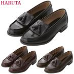 HARUTA ハルタ レディース ローファー 3138 ゆったり 3E キルトタッセル 本革 黒 ローター 茶 ブラック ブラウン 学生 靴 通勤 通学 日本製