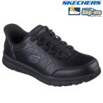 SKECHERS スケッチャーズ スリップインズ ワーク ナンパ ノットリー 200293 手を使わず履ける靴 メンズ スニーカー 防滑 作業靴
