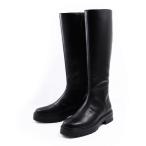 ショッピングロングブーツ ティアッド ウォーターレジスト トラックソール ロングブーツ ブラック 靴 レディース ブランド レイン 防水 TIAD 3004 BL