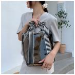 クリアトートバッグレディースa4大容量透明PVC軽量防水撥水ノットハンドル...