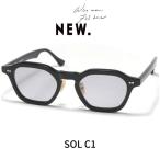 NEW. ニュー (NEWMAN ニューマン) メガネ サングラス SOL ソル C1 Black ブラック グレー