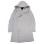  прекрасный товар 18aw junhashimoto Jun - si Moto WRAP COAT жакет блузон внешний melt n шерсть 3 светло-серый мужской б/у одежда б/у 