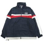 FILA filler 90's спортивная куртка блузон спорт старый бирка Old Vintage Vintage сделано в Японии S темно-синий мужской б/у одежда б/у 