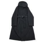  прекрасный товар 19AW REGULATION Yohji Yamamoto MEN regulation Yohji Yamamoto men f- dead длинное пальто melt n шерсть 1 чёрный мужской б/у одежда б/у 