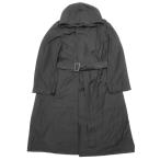  прекрасный товар 19SS REGULATION Yohji Yamamoto MEN regulation Yohji Yamamoto men f- dead длинное пальто linen хлопок 1 чёрный мужской б/у одежда б/у 